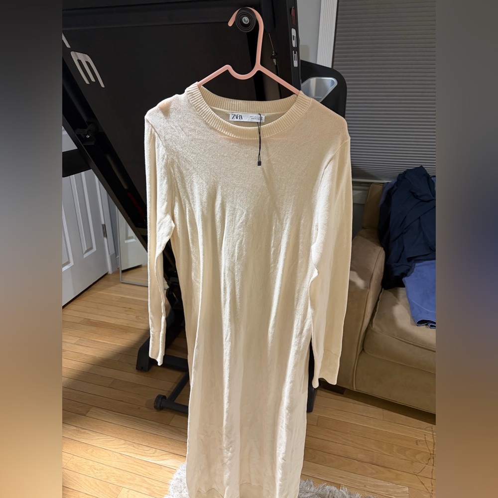 Zara Beige Knit dress